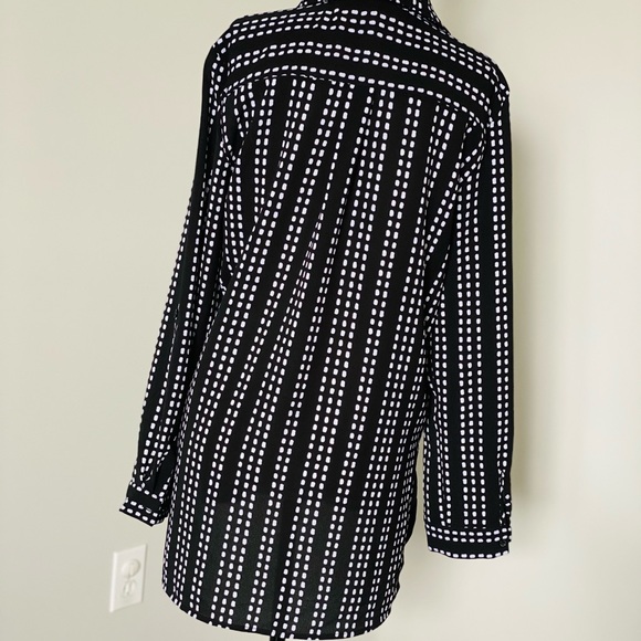 Grey & Gray Long Sleeve Blouse - Picture 4 of 7